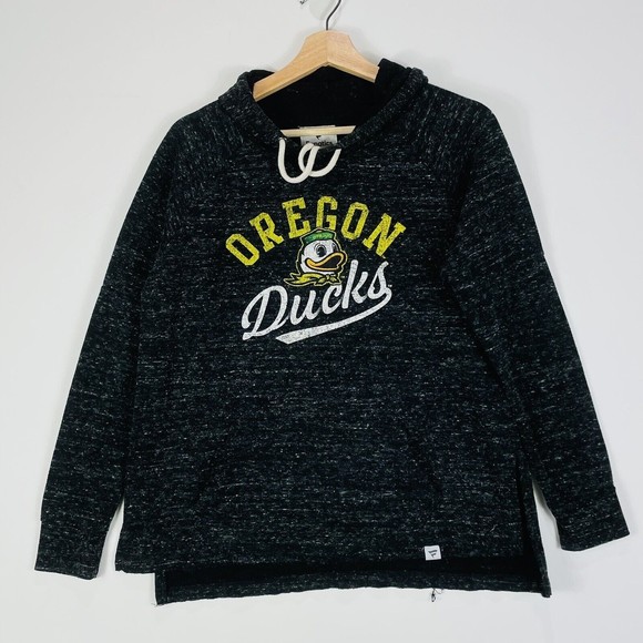 Fanatics University of Oregon Ducks Grey Heather Hoodie Sweatshirt Womens‎ Small - Picture 1 of 7